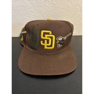 San Diego Padres Pro Standard Brown Double City Pink Undervisor Snapback Hat